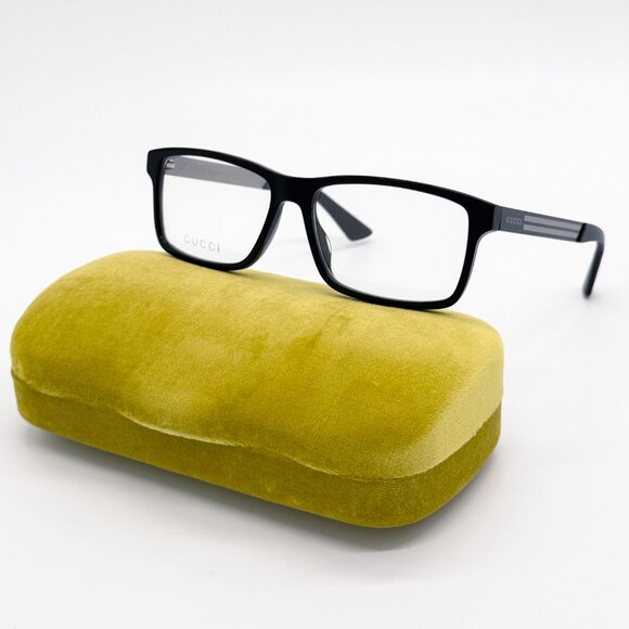 NEW GUCCI GG0692O 004 UNISEX BLACK/GREY EYEGLASSES GUCCI - Picture 2 of 10